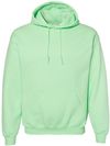 Am image of a Custom Gildan Heavy Blend Hooded Sweatshirt in Mint Green!