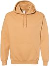 Am image of a Custom Gildan Heavy Blend Hooded Sweatshirt in Old Gold!