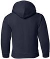 An image of a Custom Gildan Heavy Blend Hooded Youth Sweatshirt in Navy!
