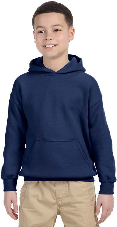 An image of a Custom Gildan Heavy Blend Hooded Youth Sweatshirt!