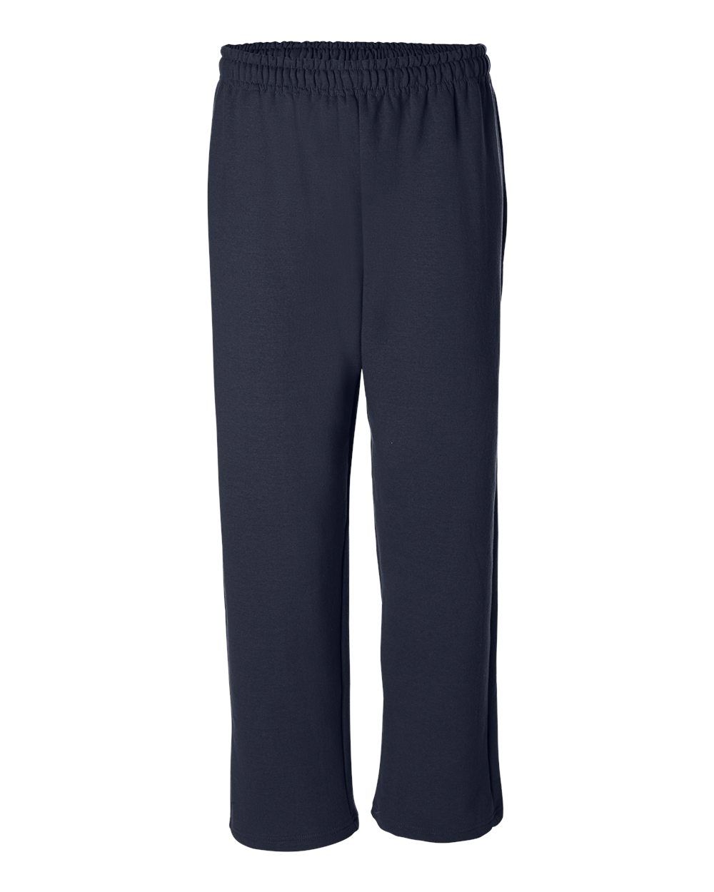 Gildan Heavy Blend Open Bottom Sweatpants in Navy