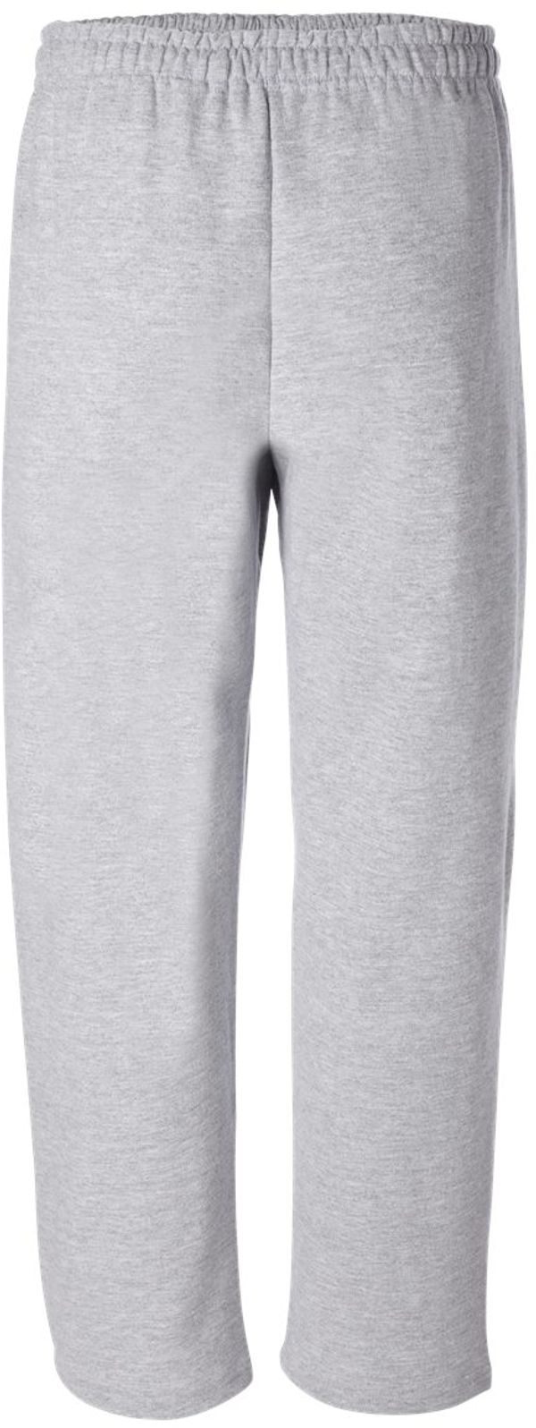 An image of a Custom Gildan Heavy Blend Open Bottom Sweatpants in Sport Grey!