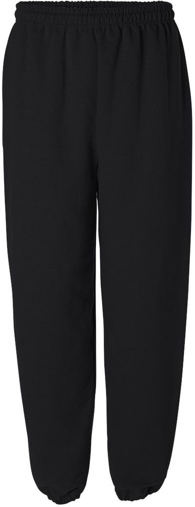 Am image of a Custom Gildan Heavy Blend Sweatpants in Black!