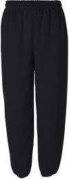 Am image of a Custom Gildan Heavy Blend Sweatpants in Black!
