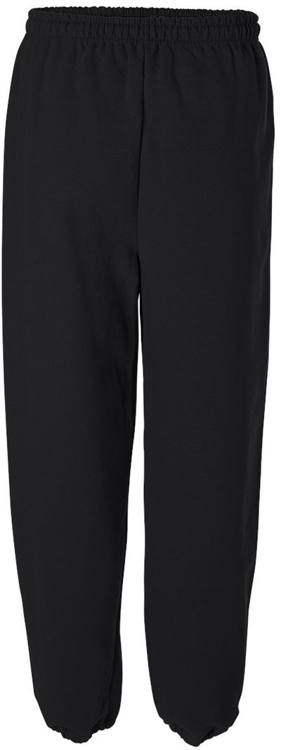 Am image of a Custom Gildan Heavy Blend Sweatpants in Black!