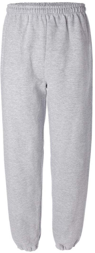 Am image of a Custom Gildan Heavy Blend Sweatpants in Sport Grey!