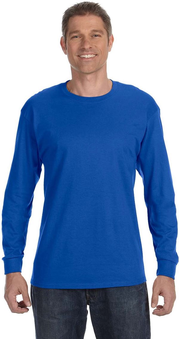 An image of a Custom Gildan Heavy Cotton Long Sleeve T Shirt!