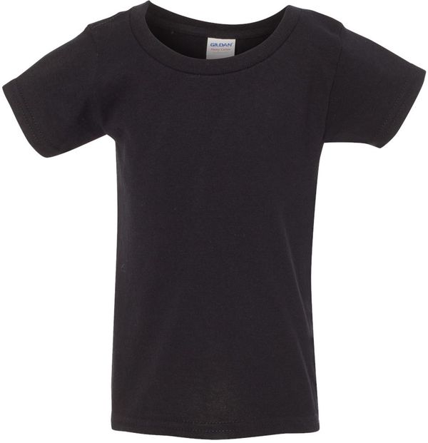 An image of a Custom Gildan Heavy Cotton Toddler T Shirt in Black!