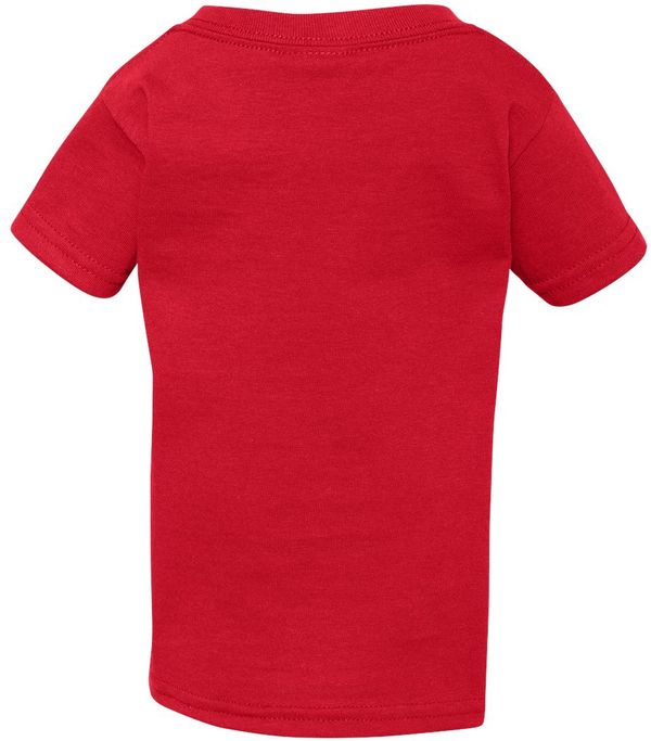 An image of a Custom Gildan Heavy Cotton Toddler T Shirt in Red!