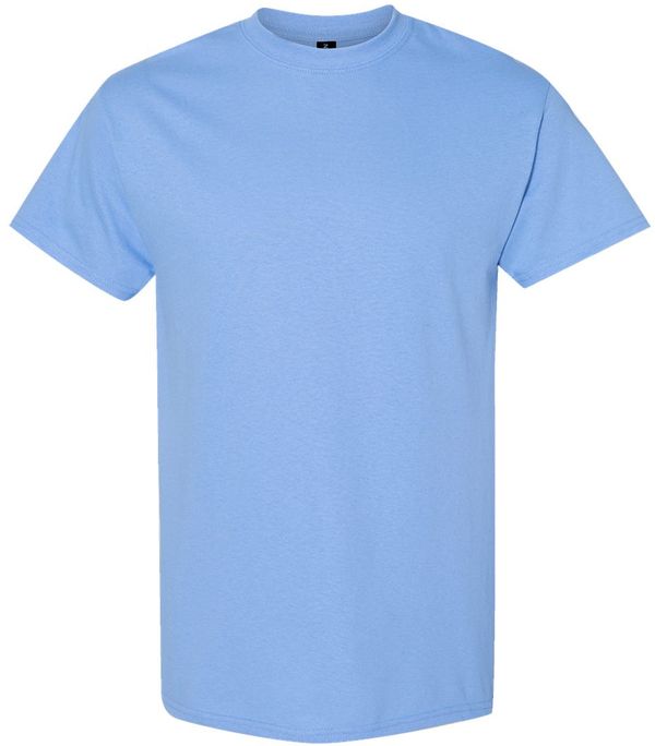 An image of a Custom GILDAN Heavy Cotton TShirt in Carolina Blue!