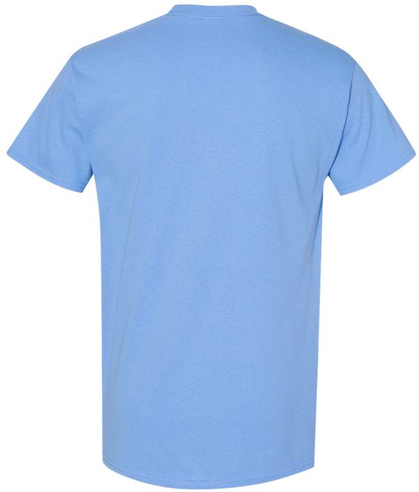 An image of a Custom GILDAN Heavy Cotton TShirt in Carolina Blue!