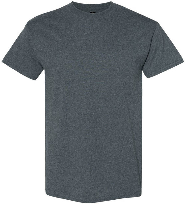 An image of a Custom GILDAN Heavy Cotton TShirt in Dark Heather!