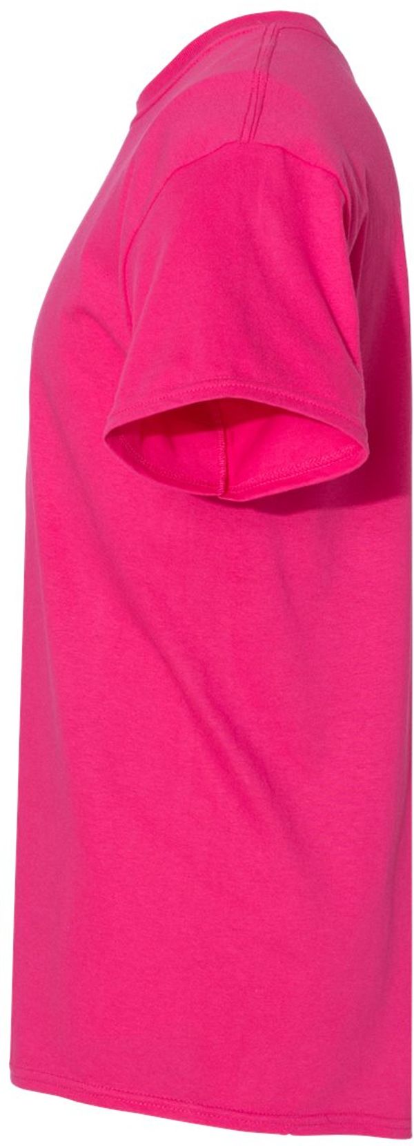 An image of a Custom GILDAN Heavy Cotton TShirt in Heliconia!