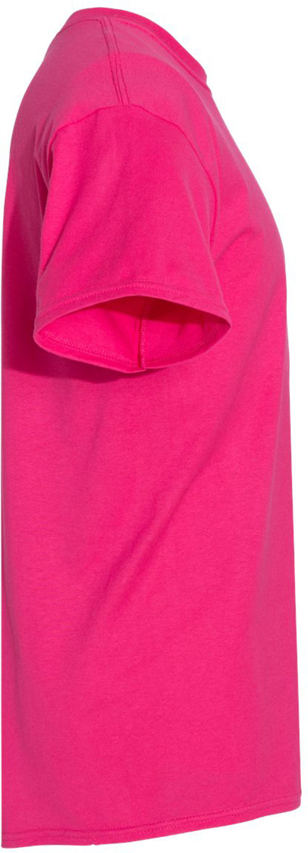 An image of a Custom GILDAN Heavy Cotton TShirt in Heliconia!