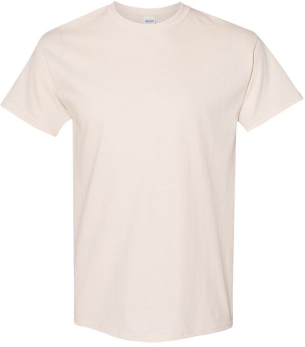 An image of a Custom GILDAN Heavy Cotton TShirt in Natural!