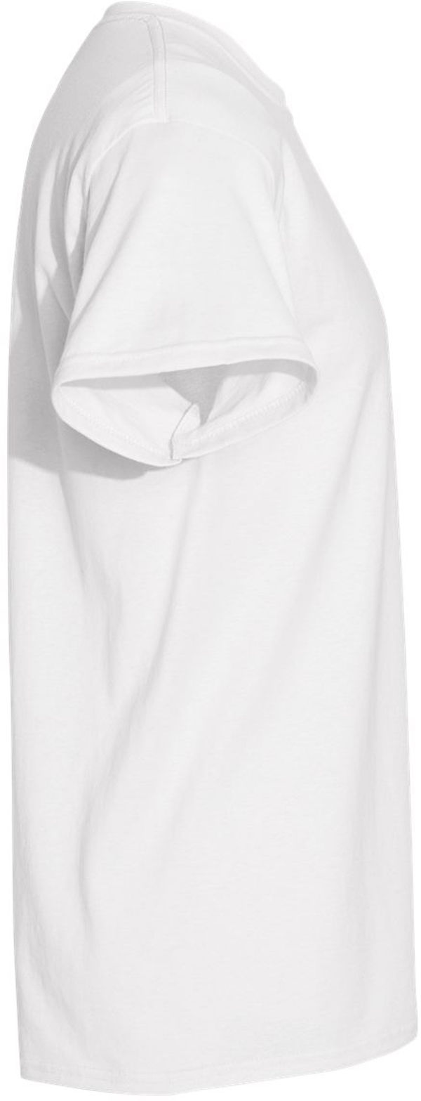 An image of a Custom GILDAN Heavy Cotton TShirt in White!