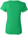 An image of a Custom Gildan Heavy Cotton Women's Tshirt in Irish Green!