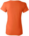 An image of a Custom Gildan Heavy Cotton Women's Tshirt in Orange!
