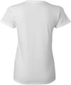 An image of a Custom Gildan Heavy Cotton Women's Tshirt in White!