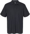 Am image of a Custom Gildan Men's Softstyle Double Pique Polo in BLACK!