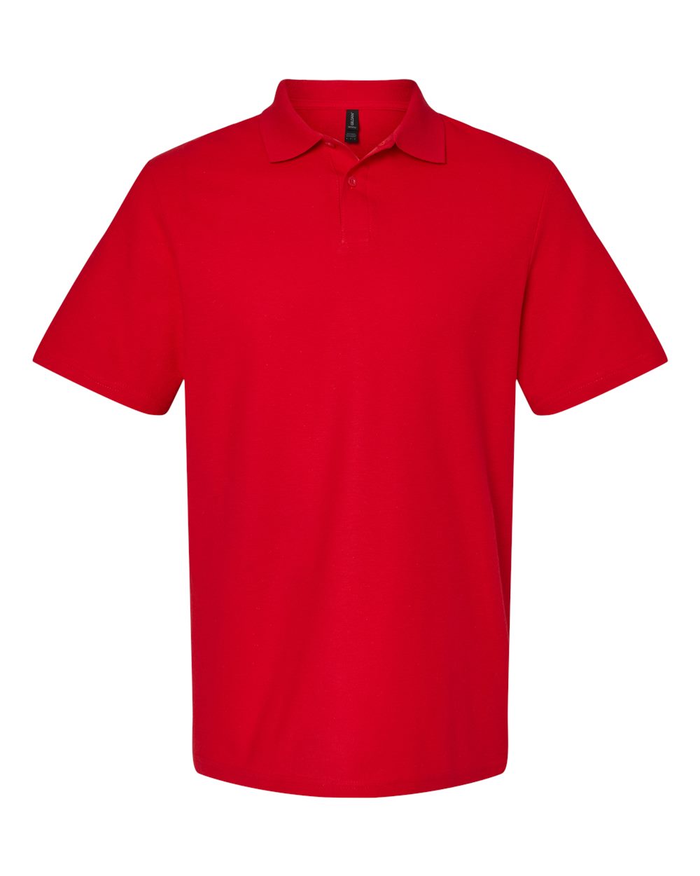 Gildan Men's Softstyle Double Pique Polo in CHERRY RED