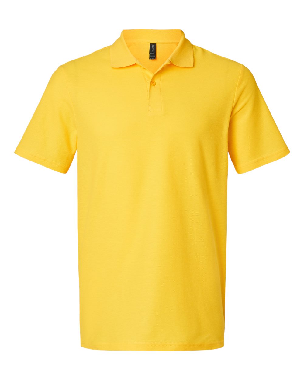 Gildan Men's Softstyle Double Pique Polo in DAISY