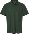 Am image of a Custom Gildan Men's Softstyle Double Pique Polo in FOREST GREEN!