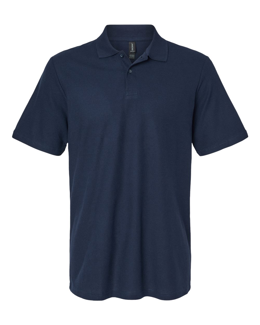 Gildan Men's Softstyle Double Pique Polo in NAVY