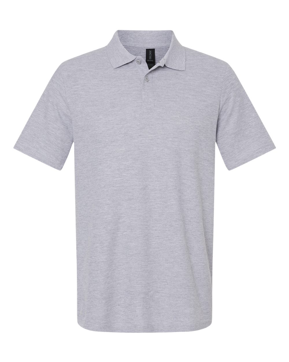 Gildan Men's Softstyle Double Pique Polo in SPORT GREY