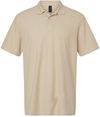 Am image of a Custom Gildan Men's Softstyle Double Pique Polo in SAND!
