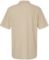 Am image of a Custom Gildan Men's Softstyle Double Pique Polo in SAND!