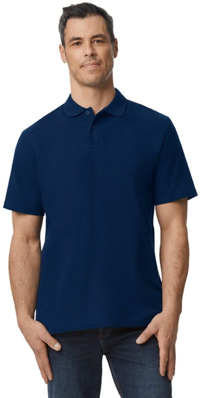 An image of a Custom Gildan Men's Softstyle Double Pique Polo!