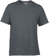 Am image of a Custom Gildan Performance T shirt in Charcoal!