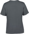 Am image of a Custom Gildan Performance T shirt in Charcoal!