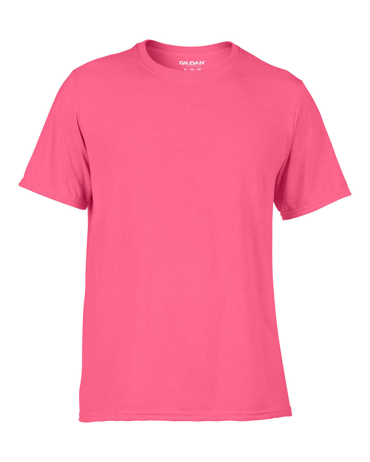 Gildan Performance T shirt in Safety Pink