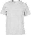 Am image of a Custom Gildan Performance T shirt in White!