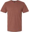 An image of a Custom Gildan Softstyle CVC T Shirt in Cocoa Mist!