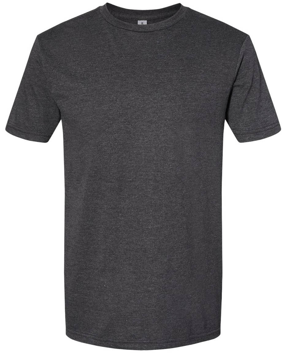 Gildan Softstyle CVC T Shirt in Pitch Black Mist