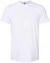 An image of a Custom Gildan Softstyle CVC T Shirt in White!