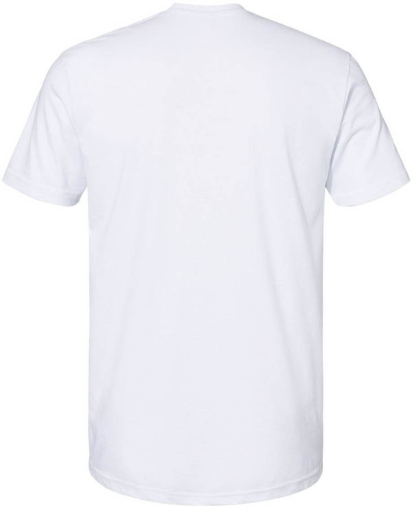 An image of a Custom Gildan Softstyle CVC T Shirt in White!