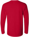 An image of a Custom Gildan Softstyle Long Sleeve T Shirt in Cherry Red!