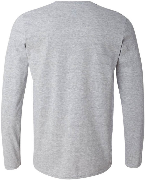 An image of a Custom Gildan Softstyle Long Sleeve T Shirt in Sport Grey!