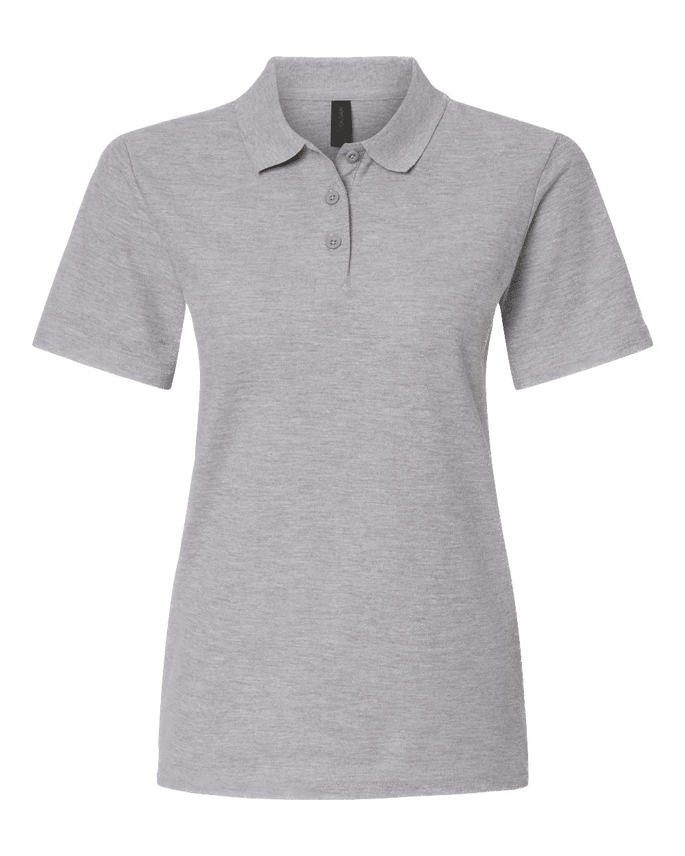 Gildan Softstyle Womens Pique Polo in Sport Grey
