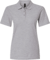 Am image of a Custom Gildan Softstyle Womens Pique Polo in Sport Grey!