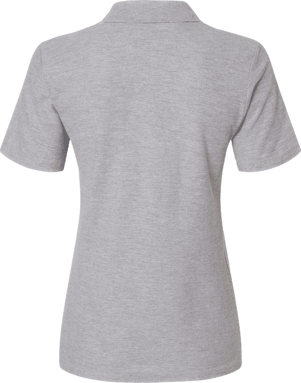 Am image of a Custom Gildan Softstyle Womens Pique Polo in Sport Grey!
