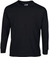 Am image of a Custom Gildan Ultra Cotton Long Sleeve in Black!