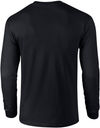 Am image of a Custom Gildan Ultra Cotton Long Sleeve in Black!
