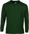 Am image of a Custom Gildan Ultra Cotton Long Sleeve in Forest Green!