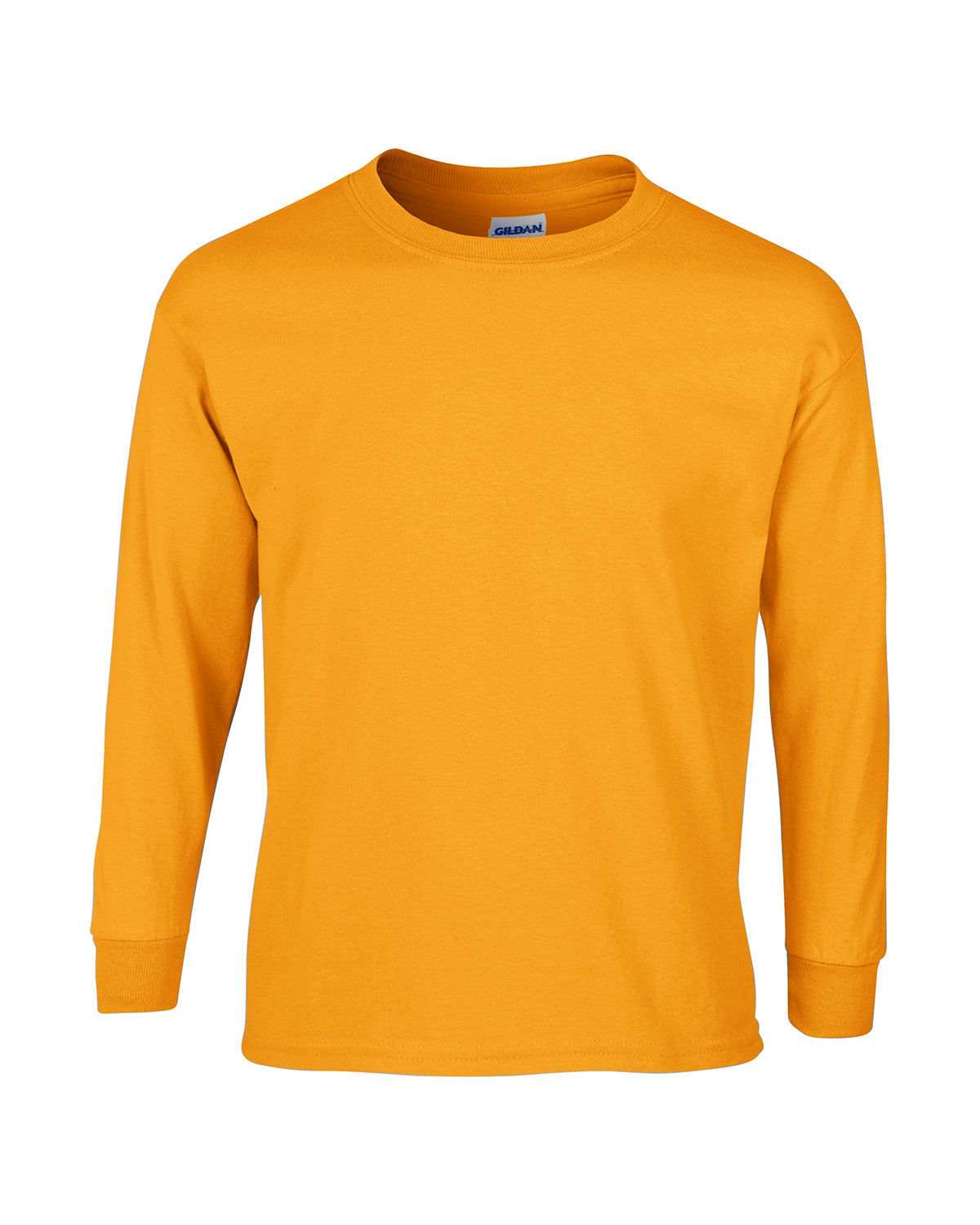 Gildan Ultra Cotton Long Sleeve in Gold