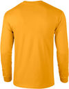 Am image of a Custom Gildan Ultra Cotton Long Sleeve in Gold!